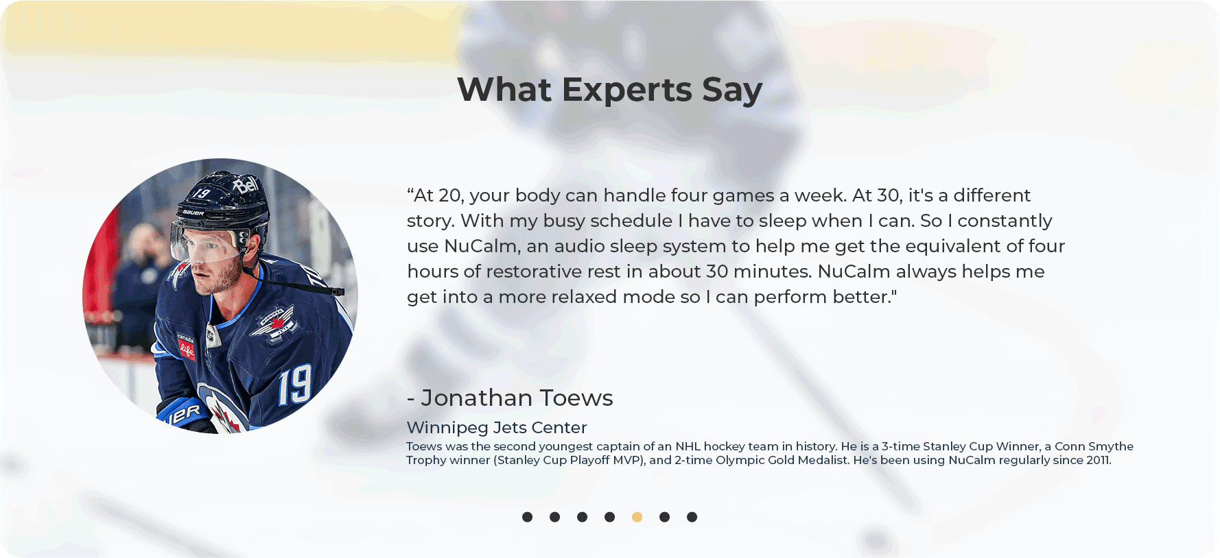 What Experts Say banner 5